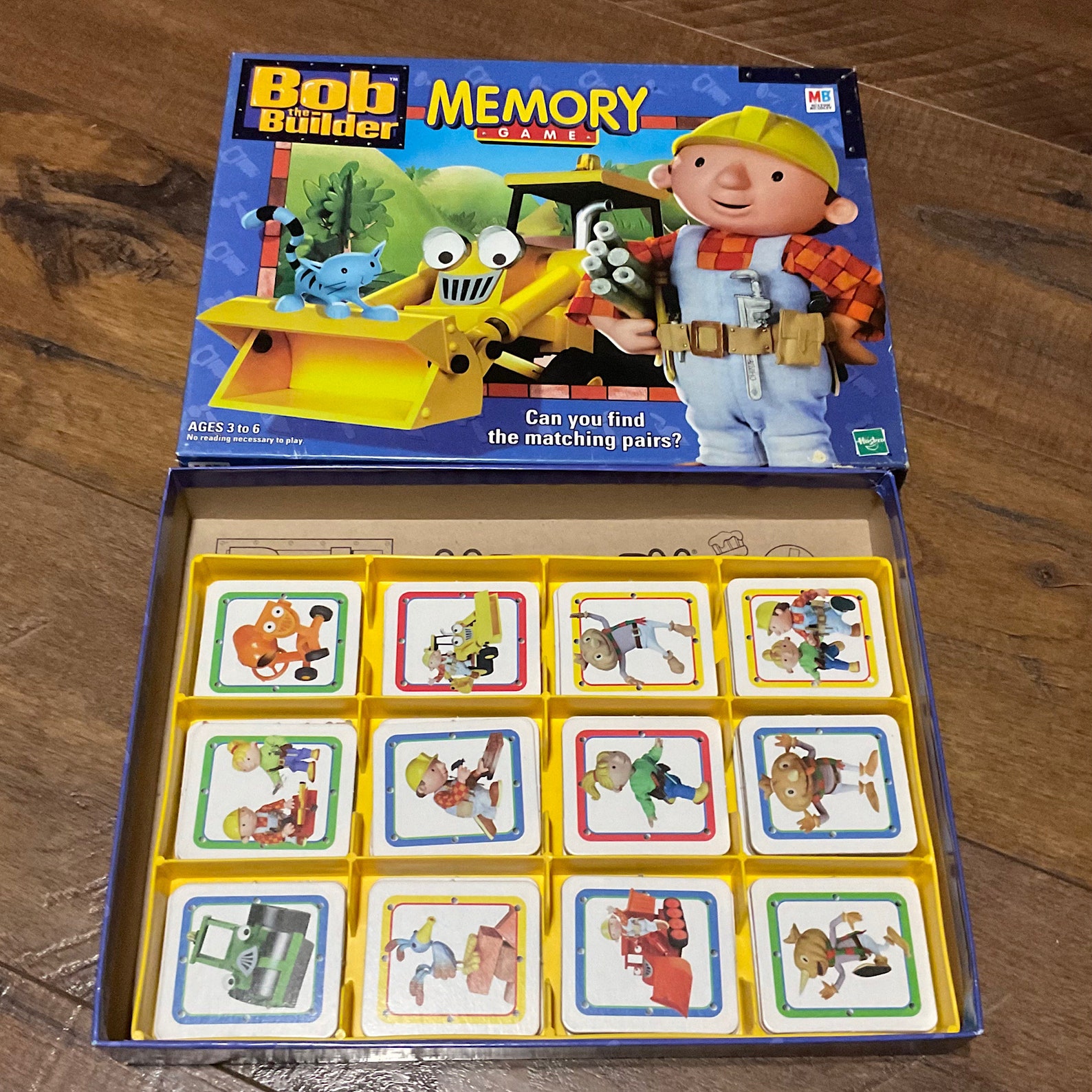 2000 Milton Bradley Bob the Builder Memory Game Complete - Etsy