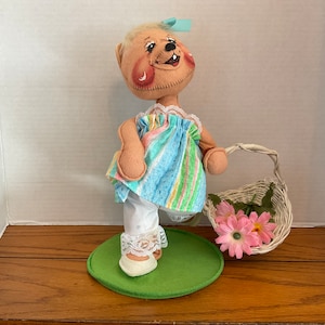 Vintage 1996 12” Annalee Easter Parade Spring Doll