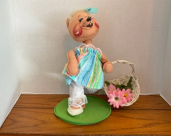 Vintage 1996 12” Annalee Easter Parade Spring Doll