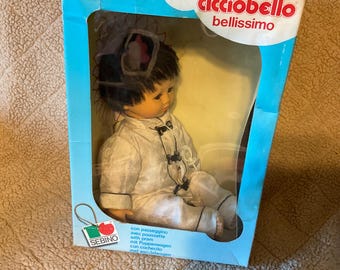 1979 Sebino Cicciobello Bellissimo Baby Bimbo Giallo in