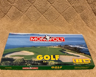 Monopoly Game Golf Edition With Pebble Beach - Etsy