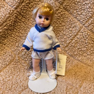 1997 Madam Alexander Sports Collection Doll - Tennis - 8”
