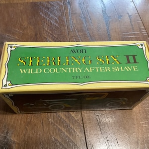 Vintage AVON Sterling Six II Car Decanter - Wild Country After Shave