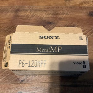 Lot of 6 Sony Metal MP Video 8 120 Camcorder Cassette Tapes - New Sealed