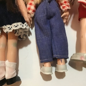 Vintage 1979 Vogue Ginny Doll Case w/ 3 Dolls image 9