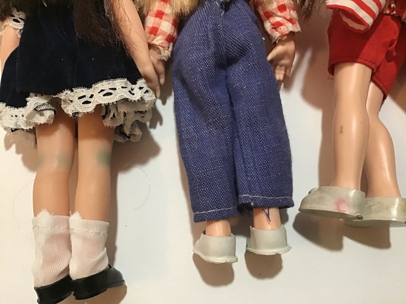 Vintage 1979 Vogue Ginny Doll Case w/ 3 Dolls image 9
