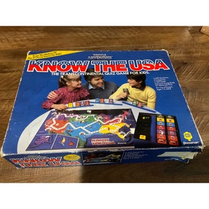 1985 Pressman Trivia Adventure Know the USA