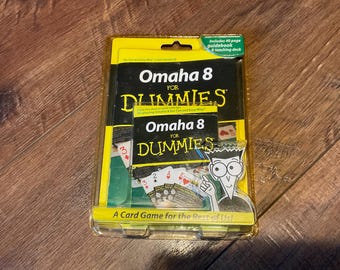 2001 Willy Publishing Omaha 8 for Dummies Card Game - Sealed