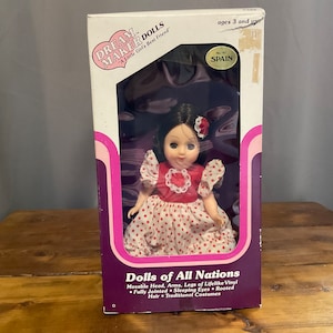 Dream Maker Dolls- Dolls of the Nations #141 Spain 8” Doll in Original Box