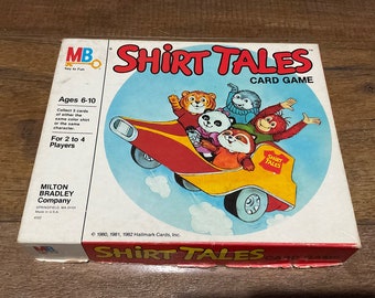 1982 Hallmark Cards Milton Bradley Shirt Tales Card Game- Complete