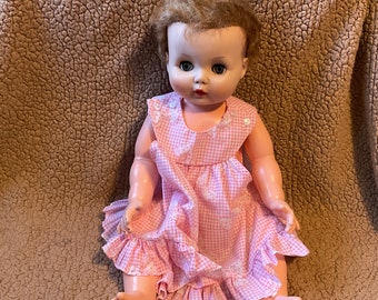 Vintage Horsman Plastic Baby Doll - 23”