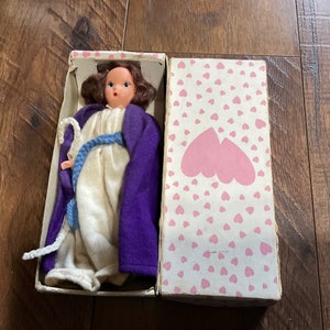 Vintage Composition Doll in Box -7”