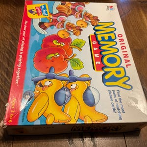 2001 Milton Bradley Original Memory Game COMPLETE No Card Tray - Etsy
