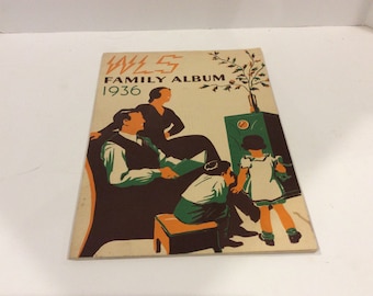 Vintage 1936 WLS Family Album Book
