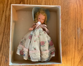 1940’s / 1950’s Nancy Ann Storybook Doll #23 Roses Are Red Violets Are Blue