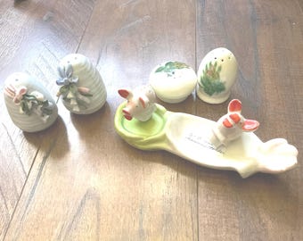 Lot of 3 Vintage Misc Salt and Pepper Shakers