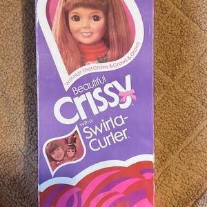 1973 Ideal Beautiful Crissy Doll with Swirla Curler in Original Box