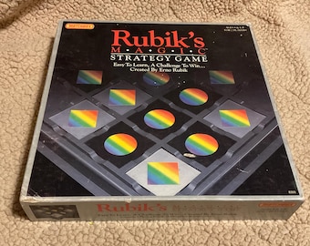 1987 Match Box Rubik’s Magic Strategy Game- COMPLETE