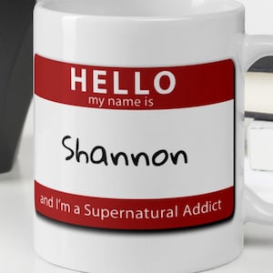 Supernatural Fan Mug, Personalized Gift, Sam and Dean Winchester Brothers, TV Show Lovers