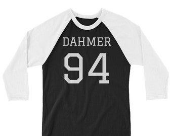 Jeffrey Dahmer Shirt, Serial Killer Memorabilia Murderabilia, Retro 90s Raglan for True Crime Junkies Gift