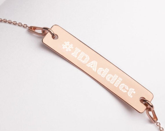 ID Addict Chain Bracelet, Investigation Discovery Fan Jewelry, Basically a Detective Gift