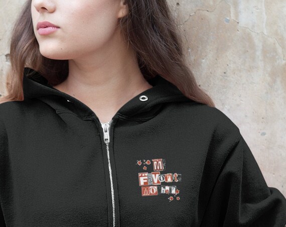 My Favorite Murder Hoodie for Mom, Lightweight Zipper Hoodie, Great Birthday Gift for Mother the True Crime Fan