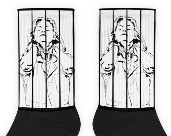 Aileen Wuornos Serial Killer Socks, True Crime Gift Memorabilia, Horror Novelty Merch Sokker