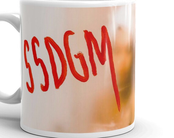 Stay Sexy Don't Get Murdered SSDGM Mug Bloody Shower Horror Scene, Ceramic Mug for Podcast Your Favorite Murder Murderino, MFM quote