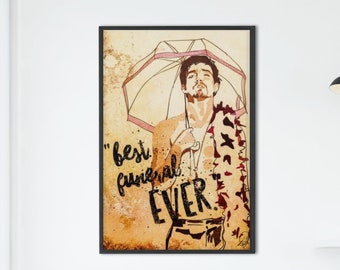 Umbrella Academy Art Print, Unframed Poster, Klaus Number 4 Original Illustration, Premium Giclée on Matte Paper