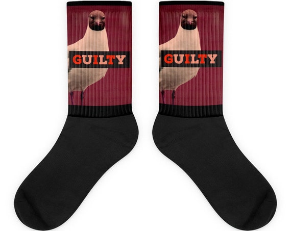 Pigeon Judgement, Weird Socks, Funny Bizarre Criminal Justice Clothing