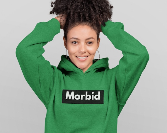 Halloween Hoodie, Morbid Sweatshirt, Oversized Hooded Sweater, Horror Clothing
