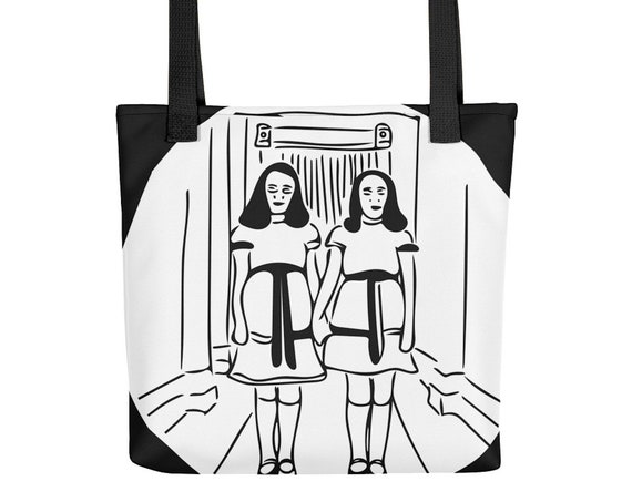The Shining Twins Bag, Come Play With Us Danny Totebag, Horror Movie Memorabilia Gifts