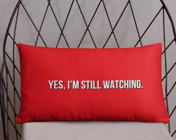 Netflix Pillow for Binge Watching Marathons, Funny Home Decor Accessories, Throw Pillows, Gift Ideas for Housewarming, Dorm Room