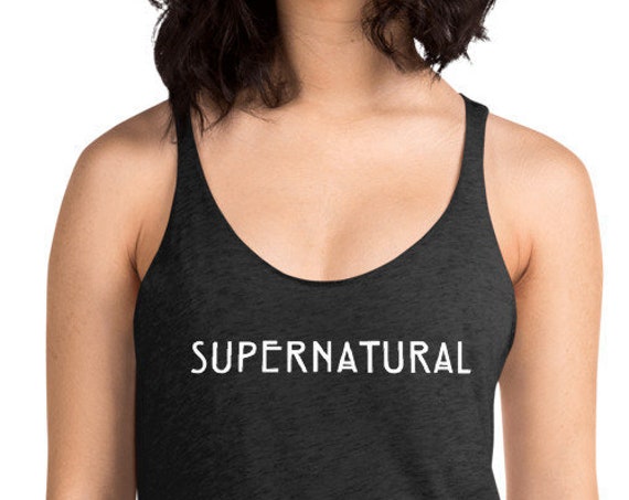 Supernatural Tank Top, Sam and Dean Shirt for Women, Racerback Tank TV Show