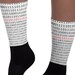 Binary Code Socks, Weird Gifts for Computer Geek, Programmers, Coders ...