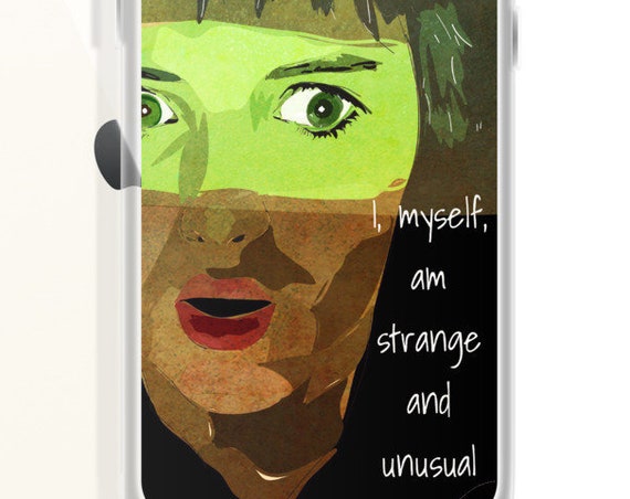 Beetlejuice Phone Case, Original Art, Lydia Deetz, Winona Ryder, Cult Movie Classic, Strange and Unusual iPhone Samsung