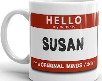 Personalized Criminal Minds Mug: True Crime Fan Gift