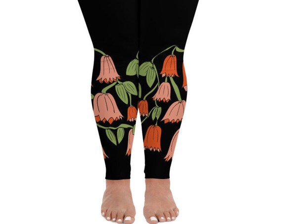 Plus Size Footless Tights, Cute Leggings for Women 2XL 3XL, Stretch Spandex for Dance, Active Wear