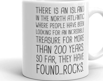 Oak Island Mystery Coffee Mug, Treasure Hunt, Money Pit, Curse Show Fan Gift