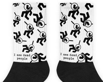 Forensic Pathologist Socks, Police Detective Mortuary, Funny Gifts, Gothic Decor