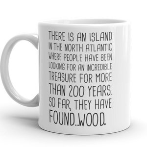 Oak Island Mystery Coffee Mug, Money Pit Treasure Hunt, Oak Island Curse Show Fan Gift image 1