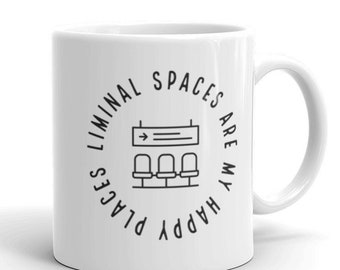 Liminal Space Mug, Custom Creepy Unique Coffee Cup, Weird Gifts
