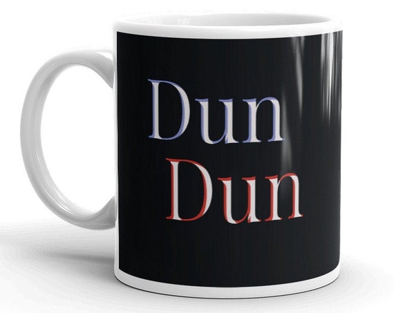 Law and Order SVU Mug, Dun Dun Graphic, ICE-T Quote "That's Messed Up" True Crime Gifts