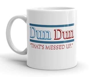 Law and Order SVU Dun Dun Coffee Mug, Funny True Crime Gift