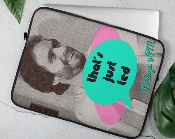 Ted Bundy Laptop Sleeve, Serial Killer Computer Case, Dark Humor, True Crime Memorabilia