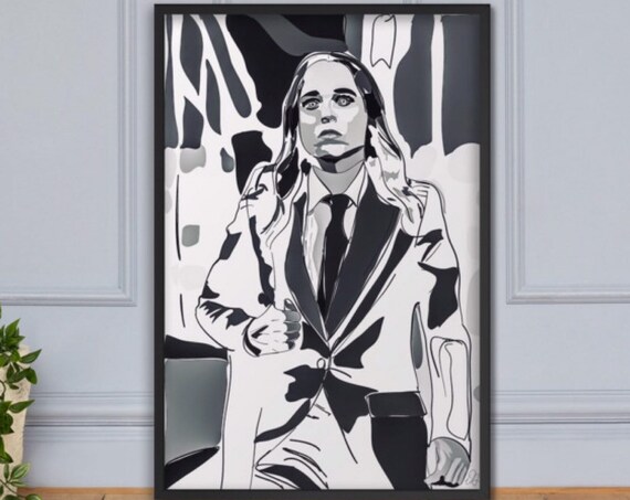 Vanya Hargreeves Poster, Unframed Umbrella Academy Artwork, TUA White Violin Number 7, Dorm Decor