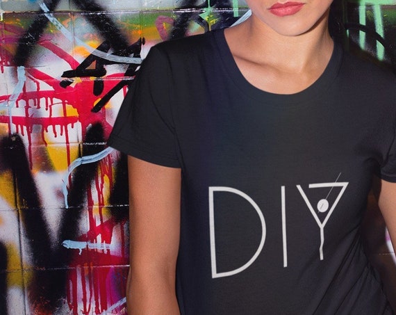 DIY (Do It Yourself) Feminist Girl Power tshirt, Creatives Makers, Artists, Entrepreneurs Gift Ideas Best Friend GirlBoss