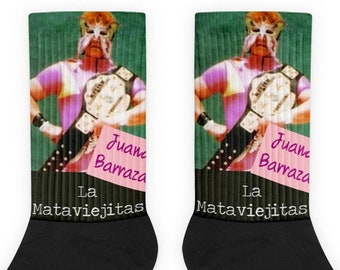 Juana Barraza, Serial Killer Socks, Murderino La Mataviejitas True Crime Novelty Socks Lucha Libre