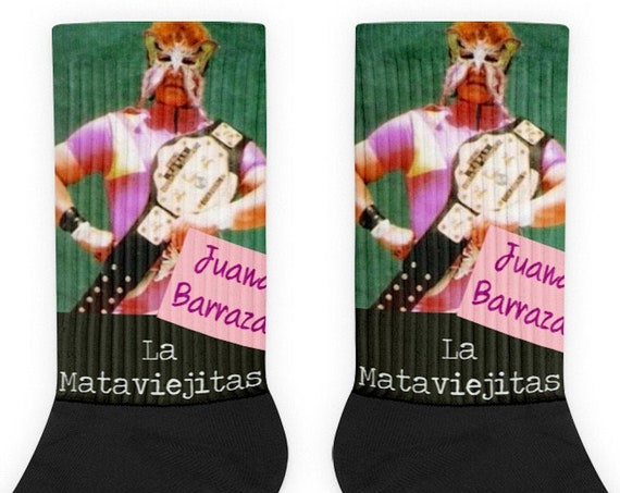 Juana Barraza, Serial Killer Socks, Murderino La Mataviejitas True Crime Novelty Socks Lucha Libre