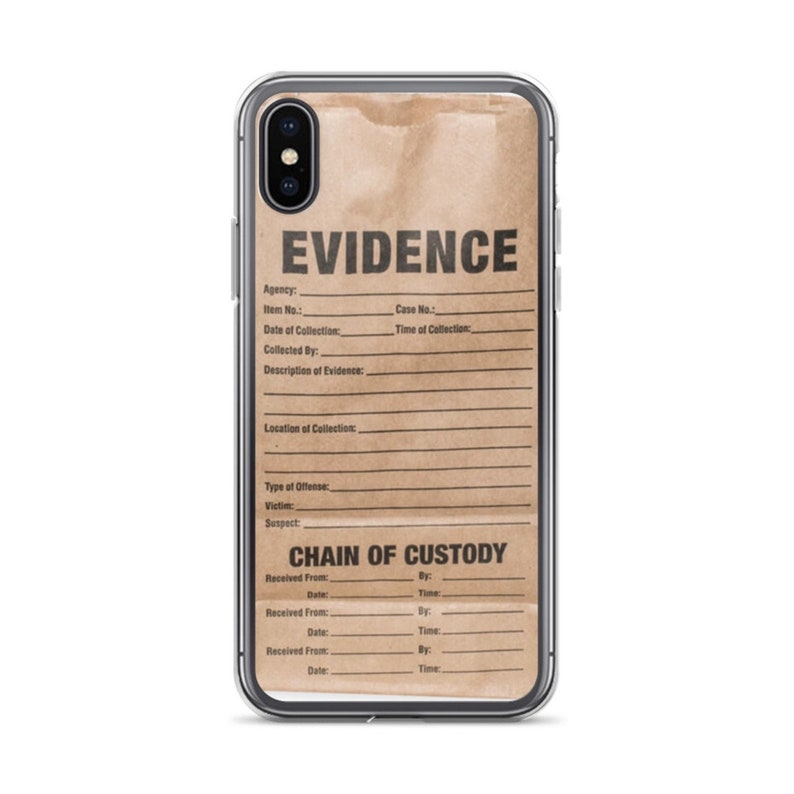 Evidence True Crime Phone Case iPhone 15 14 Forensic Detectives, Lawyers, Criminal Justice Fans image 7